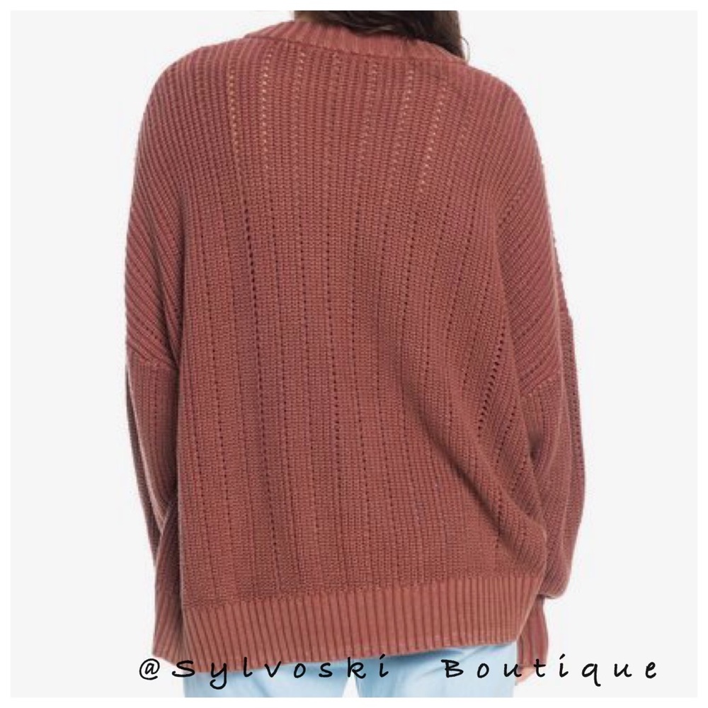 🔥Quiksilver Mixed Sticked Sweater. NWT - Picture 4 of 6